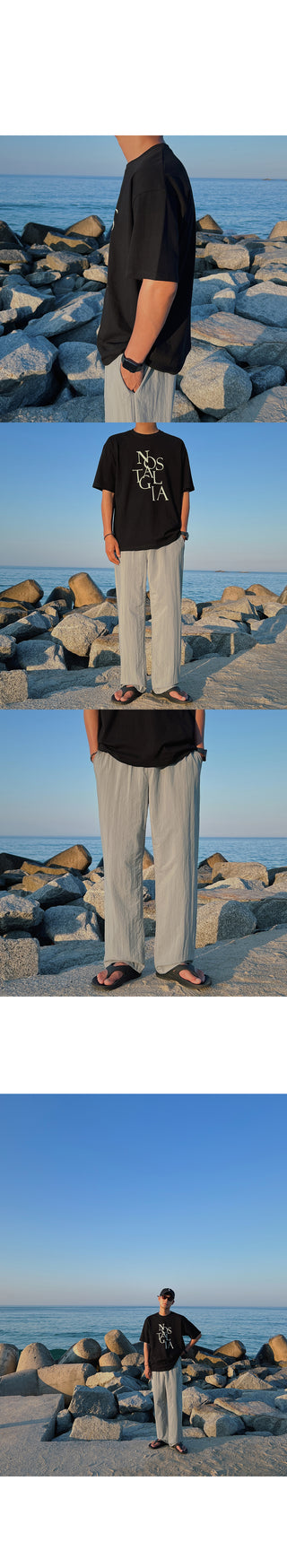 City Boy Semi-Wide Nylon Pants