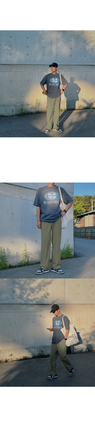 City Boy Semi-Wide Nylon Pants