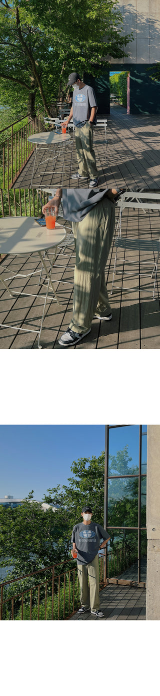 City Boy Semi-Wide Nylon Pants
