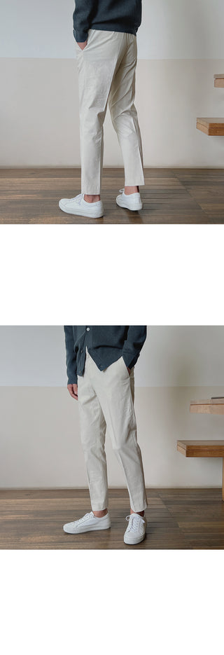 Must-Have Elastic Waist Chino Pants