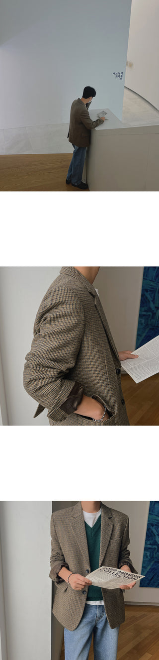 Rich Wool Brushed Knit Vest