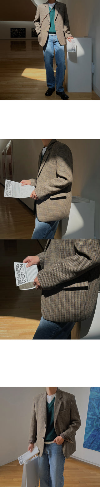 Rich Wool Brushed Knit Vest
