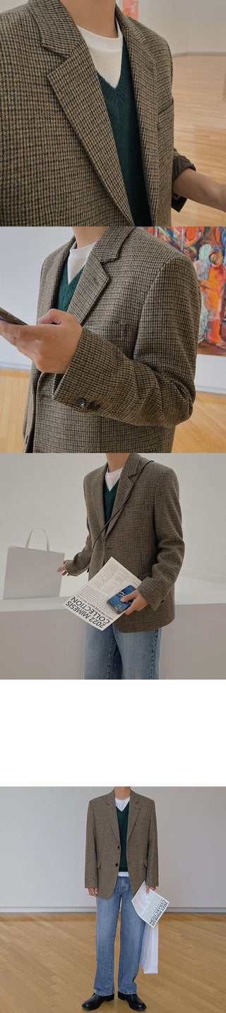 Rich Wool Brushed Knit Vest