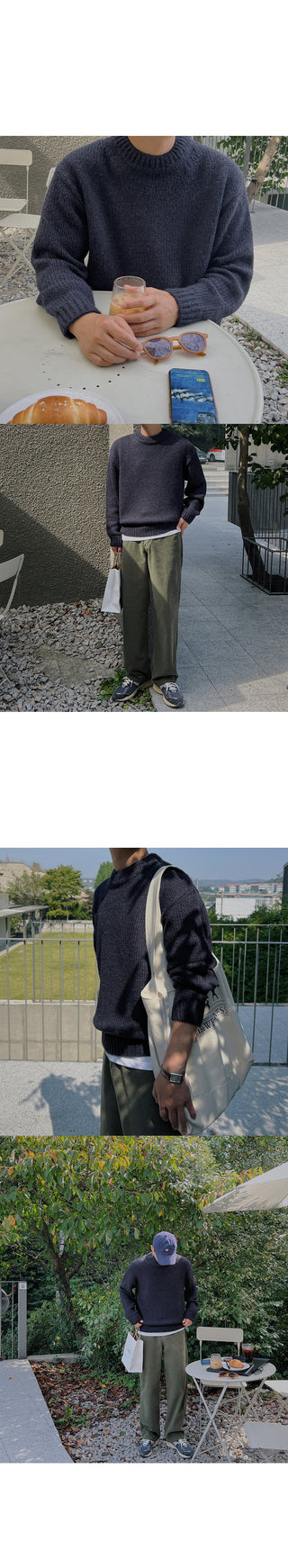 Forest Warm Round Knit