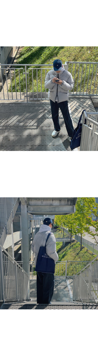 contemporary tuck wide pants