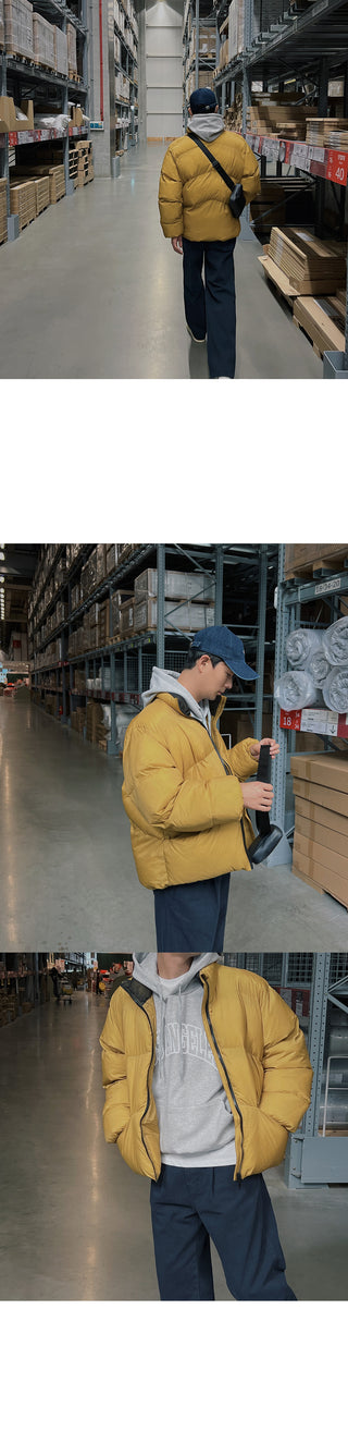 contemporary tuck wide pants