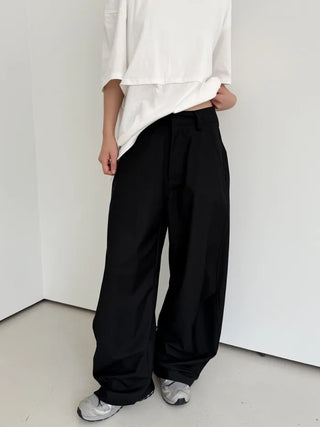balloon one tuck slacks