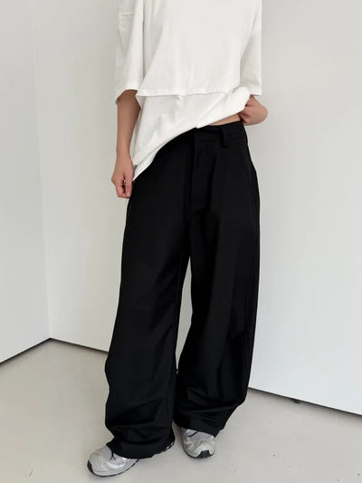 balloon one tuck slacks