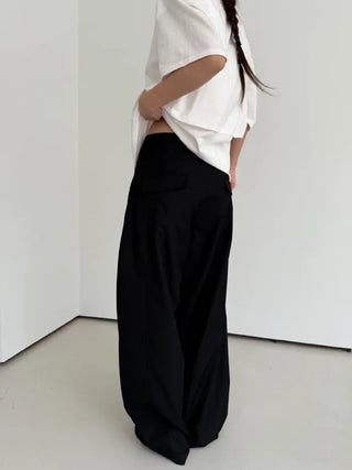 balloon one tuck slacks
