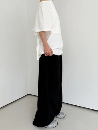 balloon one tuck slacks