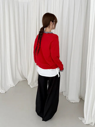 balloon one tuck slacks