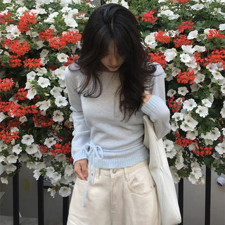 Boat neck soft knit