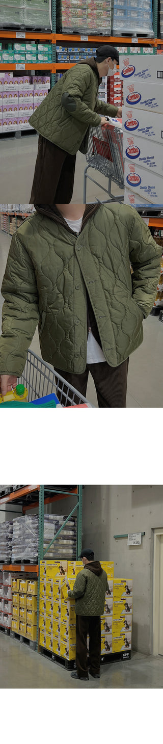 Tom Contrast Quilted Jumper