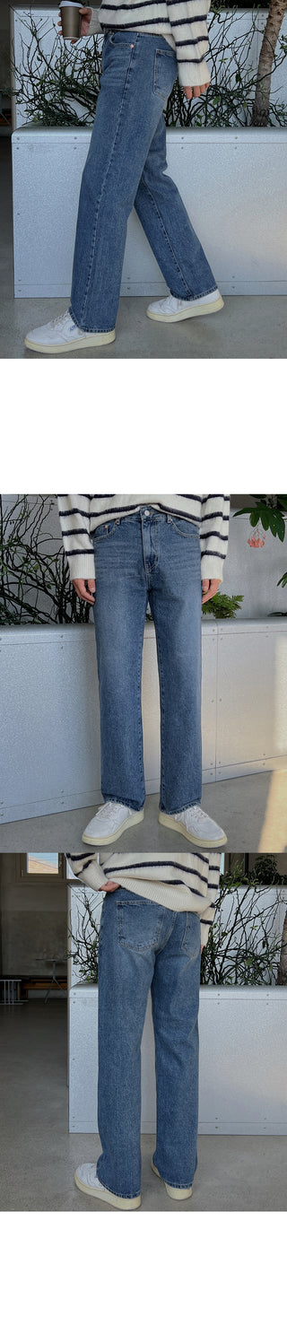 FOB Daily Semi-Wide Denim Pants