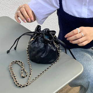 Chain Mini Bucket Bag