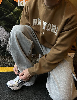 New York Fleece-lined USA Sweatshirt (4 colors)