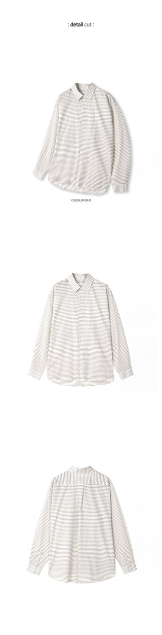Scent Minimal Stripe Shirt