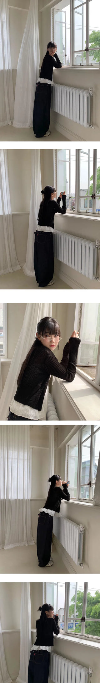 Powder Summer Boucle Daily Ribbed Cardigan - 5 Colors