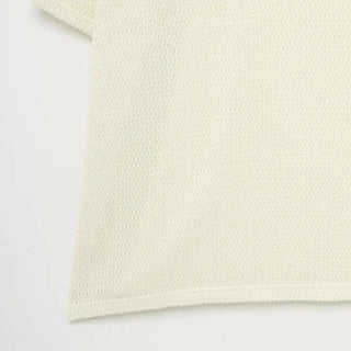 Modern casual mesh knit