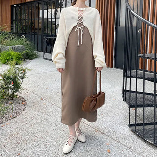 2-way knit bolero cardigan