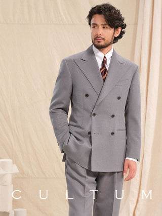 [CULTUM] Wrinkle-Resistant Double Breasted Suit