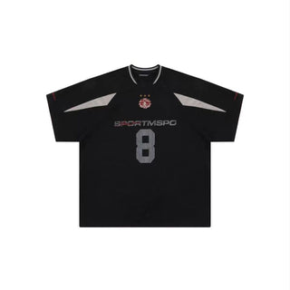 [MASONPRINCE] Oversized Deconstructed Jersey T-Shirt