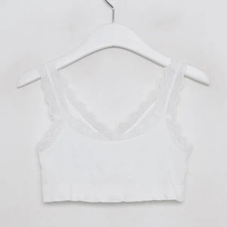 Lace-layered bralette
