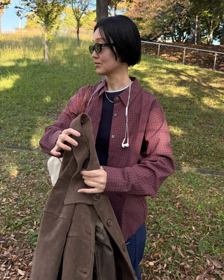 Cotton check shirt