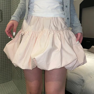 Nylon pumpkin skirt