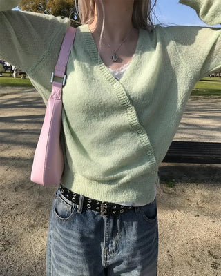 See-through cardigan