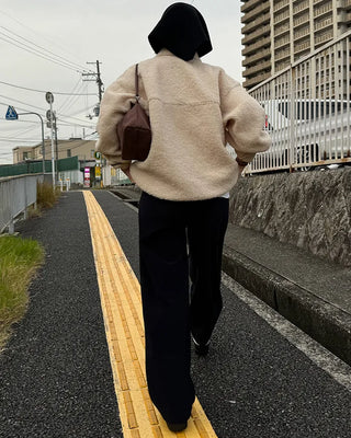 Warm Button Fleece Anorak