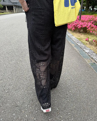 Square perforated overalls