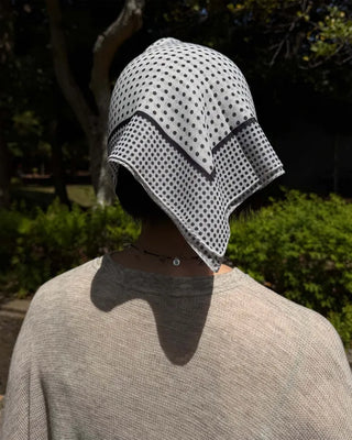 Mini polka dot scarf