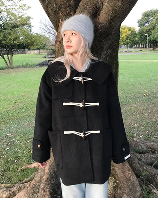 Duffle half coat