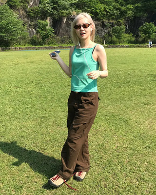 Vintage wide cargo pants