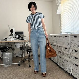 Basic striped T-shirt