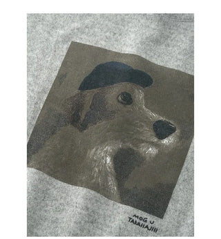 Puppy print loose-fit t-shirt