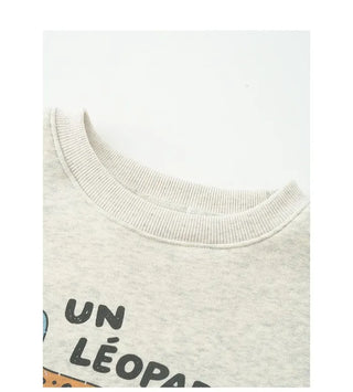 Leopard print sweatshirt
