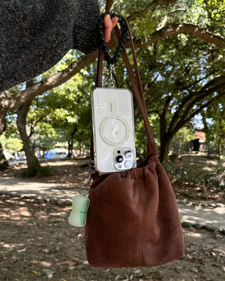 [7th Re-release] (ORIGINAL) Cord Knot Wood Keyring (black)
