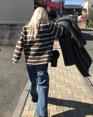 Duffle Point Border Cardigan