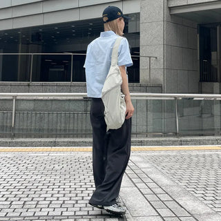 Casual zippered backpack