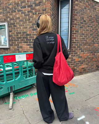 (ORIGINAL) SOFT Lettering Sweatshirt (Fleece-lined)