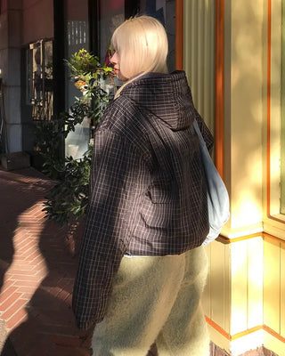 Drawstring Check Jumper