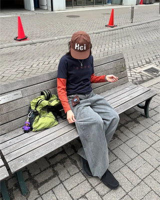 (Unisex) Back Button Balloon Pants