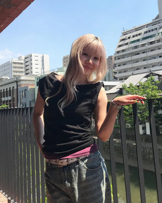 Asymmetrical Camisole Blouse
