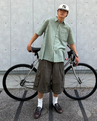 Cargo zip shorts