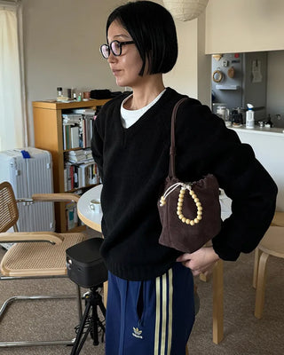 [7th Re-release] (ORIGINAL) Cord Knot Wood Keyring (natural)