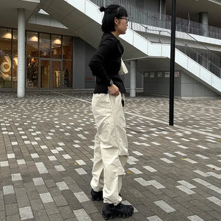 V-neck ribbed cardigan