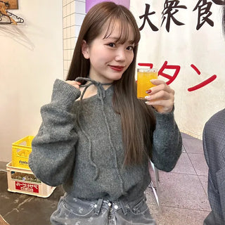 Choker One-Shoulder Knit