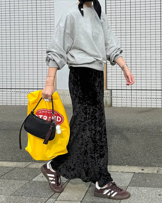 Basic color sweatshirt